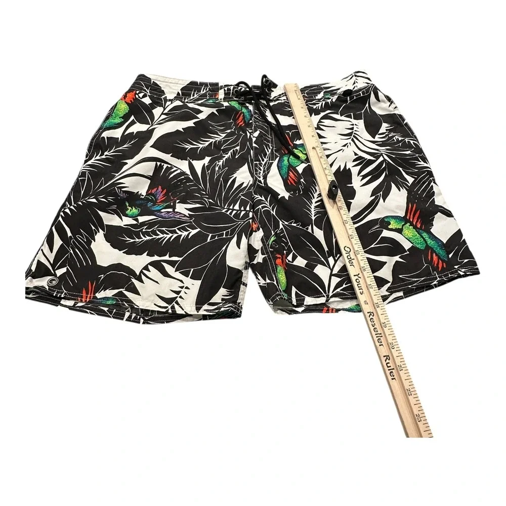 Polo Ralph Lauren Men's‎ 38 Traveler Polo Bear Swim Trunks White Swimming Shorts